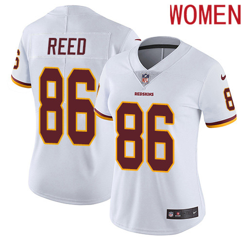 2019 Women Washington Redskins #86 Reed white Nike Vapor Untouchable Limited NFL Jersey->women nfl jersey->Women Jersey